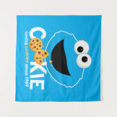 Sesamstraat | Cookie Monster Loving Cookies Wandkleed (Voorkant (horizontaal))