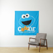 Sesamstraat | Cookie Monster Loving Cookies Wandkleed (In situ)