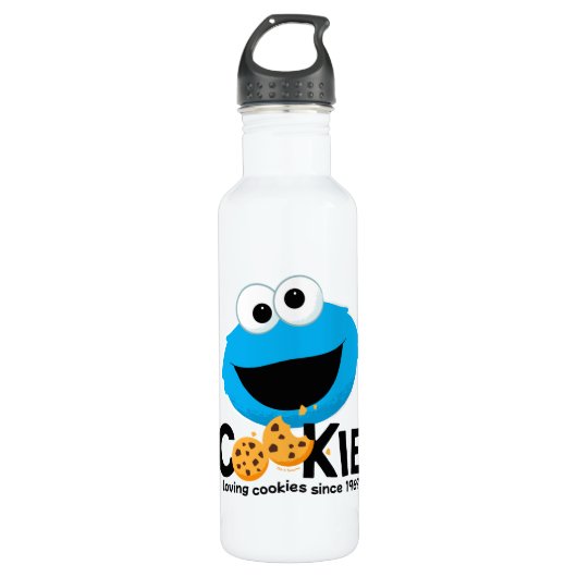 Sesamstraat | Cookie Monster Loving Cookies Waterfles (Voorkant)