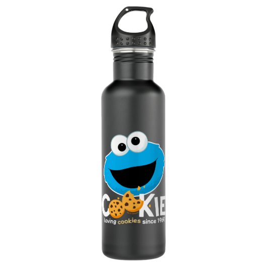 Sesamstraat | Cookie Monster Loving Cookies Waterfles (Voorkant)