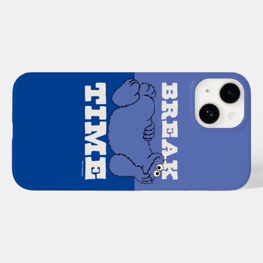 Sesamstraat | Cookie Monster Pauze tijd Case-Mate iPhone Case (Achterkant (horizontaal))