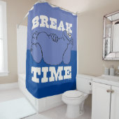 Sesamstraat | Cookie Monster Pauze tijd Douchegordijn (In situ)