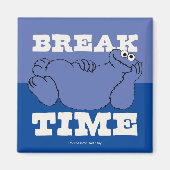 Sesamstraat | Cookie Monster Pauze tijd Magneet (Voorkant)