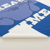 Sesamstraat | Cookie Monster Pauze tijd Sherpa Deken (3/4)