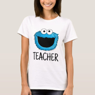 Sesamstraat Cookie Monster Teacher T-shirt