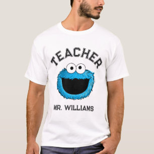 Sesamstraat Cookie Monster Teacher T-shirt