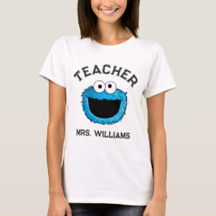 Sesamstraat   Cookie Monster Teacher T-shirt