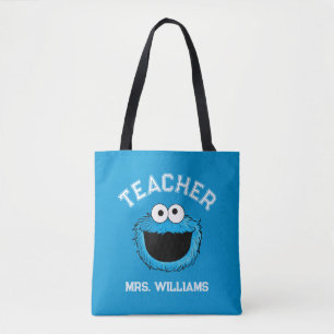 Sesamstraat Cookie Monster Teacher Tote Bag