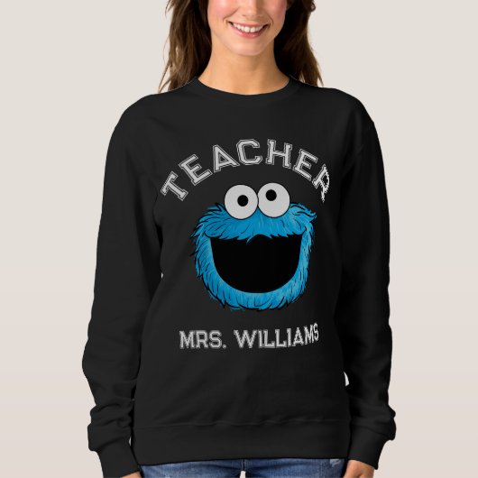 Sesamstraat | Cookie Monster Teacher Trui (Voorkant)