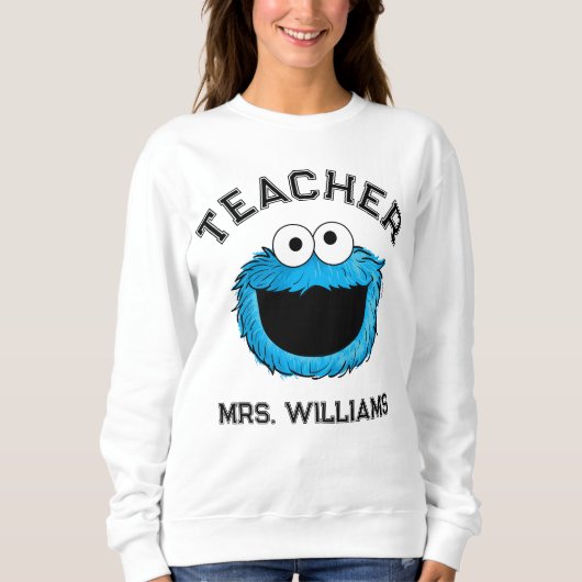 Sesamstraat | Cookie Monster Teacher Trui (Voorkant)