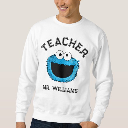 Sesamstraat | Cookie Monster Teacher Trui (Voorkant)