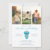 Sesamstraat | Cookie Monster Verjaardag Kaart (Voorkant)