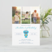 Sesamstraat | Cookie Monster Verjaardag Kaart (Staand voorkant)