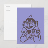 Sesamstraat | Count von Count Bright Briefkaart (Voorkant / Achterkant)