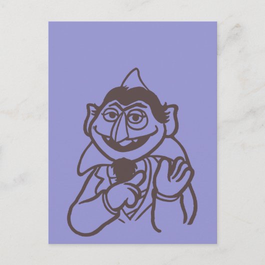 Sesamstraat | Count von Count Bright Briefkaart (Voorkant)