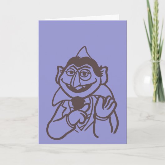 Sesamstraat | Count von Count Bright Kaart (Voorkant)