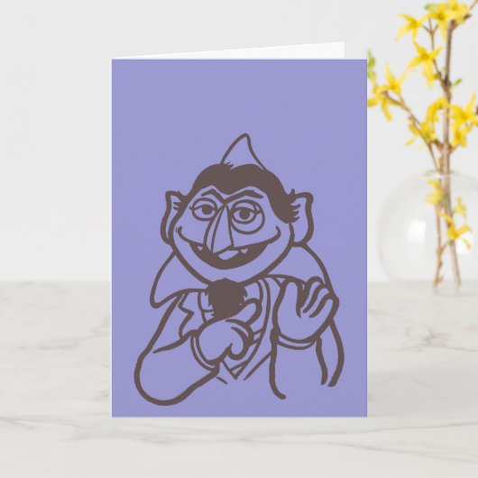 Sesamstraat | Count von Count Bright Kaart (Gele Bloem)