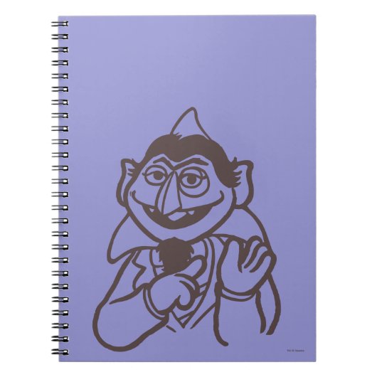 Sesamstraat | Count von Count Bright Notitieboek (Voorkant)