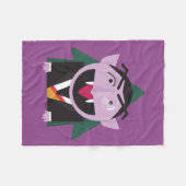 Sesamstraat | Count von Count Illustratie Fleece Deken (Voorkant (Horizontaal))