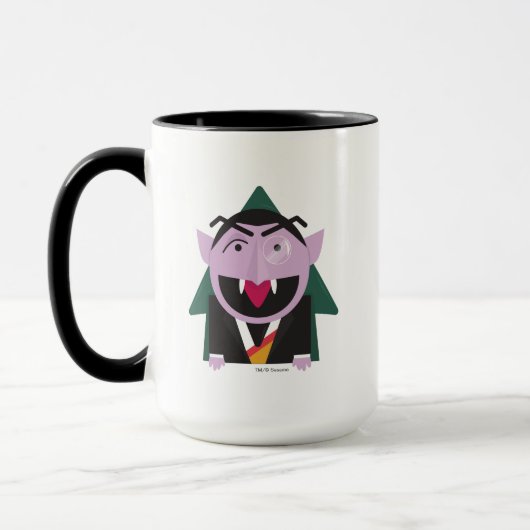 Sesamstraat | Count von Count Illustratie Mok (Links)