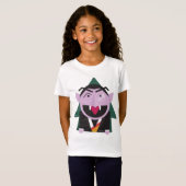 Sesamstraat | Count von Count Illustratie T-shirt (Voorkant volledig)