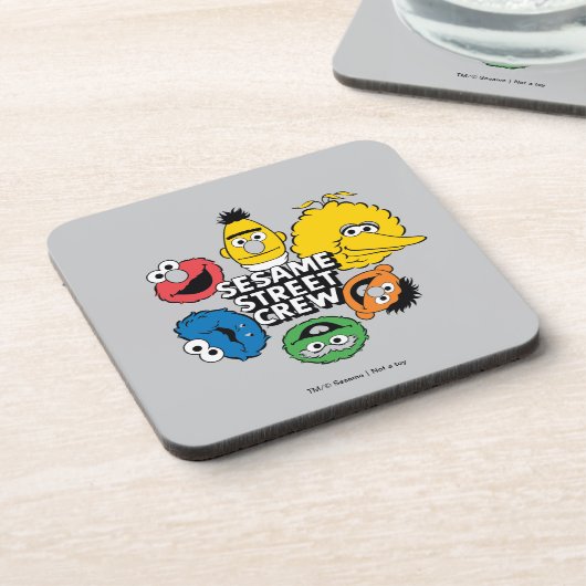 Sesamstraat Crew Bier Onderzetter (Linkerzijde)