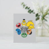Sesamstraat Crew Briefkaart (Staand voorkant)