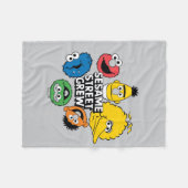 Sesamstraat Crew Fleece Deken (Voorkant (Horizontaal))