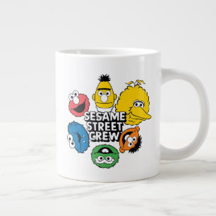 Sesamstraat Crew Grote Koffiekop