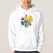 Sesamstraat Crew Hoodie (Voorkant)