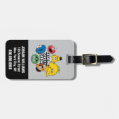 Sesamstraat Crew | Jouw namen toevoegen Bagagelabel (Voorkant horizontaal)