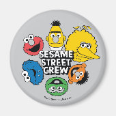 Sesamstraat Crew Magneet (Voorkant)