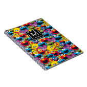 Sesamstraat Crew Pattern | Jouw namen toevoegen Notitieboek (Rechterzijde)