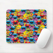 Sesamstraat Crew Pattern Muismat (Met muis)