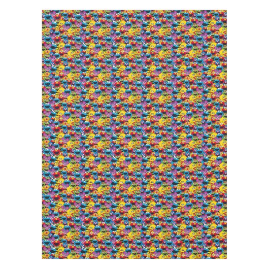 Sesamstraat Crew Pattern Tafelkleed (Voorkant)