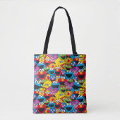 Sesamstraat Crew Pattern Tote Bag (Voorkant)