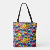 Sesamstraat Crew Pattern Tote Bag (Achterkant)
