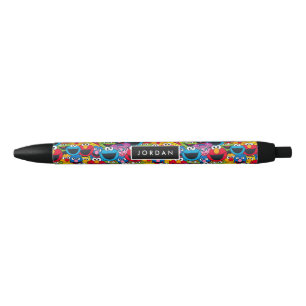 Sesamstraat Crew Pattern Zwarte Inkt Pen