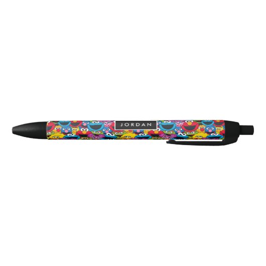 Sesamstraat Crew Pattern Zwarte Inkt Pen (Bodem)