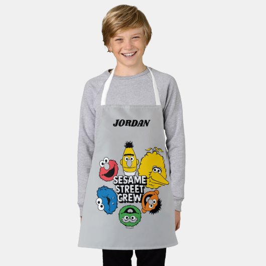 Sesamstraat Crew Schort (Gedragen)