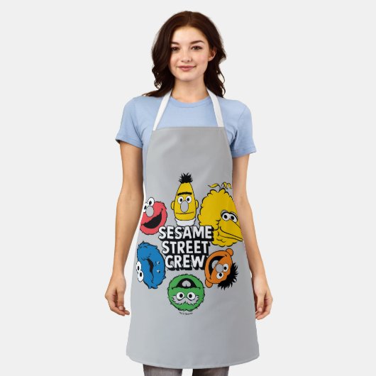 Sesamstraat Crew Schort (Gedragen)