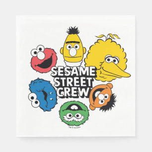 Sesamstraat Crew Servet