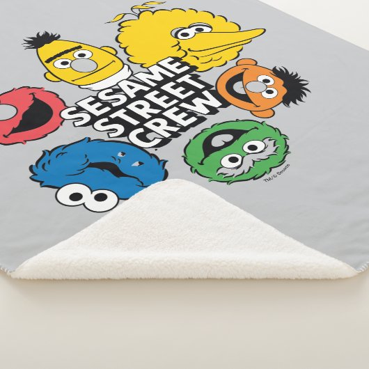 Sesamstraat Crew Sherpa Deken (3/4)