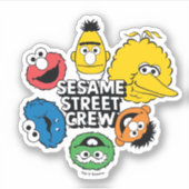 Sesamstraat Crew Sticker (Voorkant)