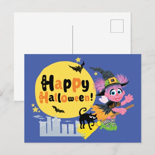 Sesamstraat | Cute Halloween Pattern Briefkaart (Voorkant / Achterkant)