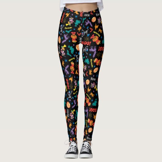 Sesamstraat | Cute Halloween Pattern Leggings (Voorkant)