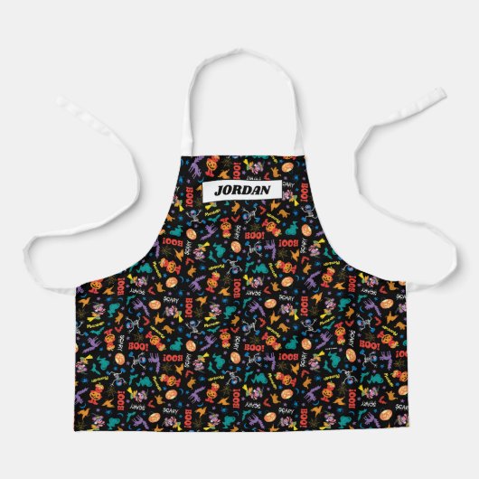 Sesamstraat | Cute Halloween Pattern Schort (Voorkant)