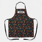 Sesamstraat | Cute Halloween Pattern Schort (Voorkant)