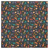 Sesamstraat | Cute Halloween Pattern Stof (Swatch)