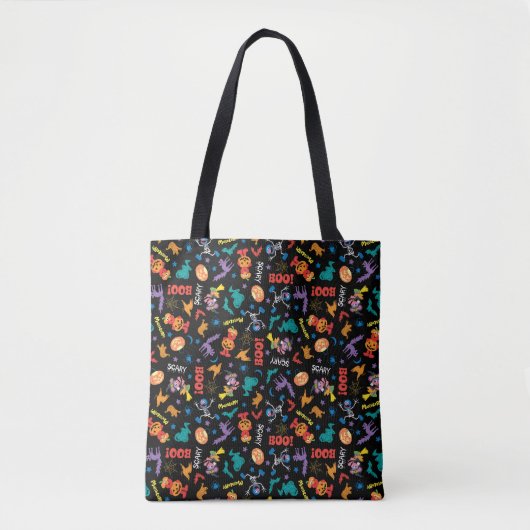Sesamstraat | Cute Halloween Pattern Tote Bag (Voorkant)